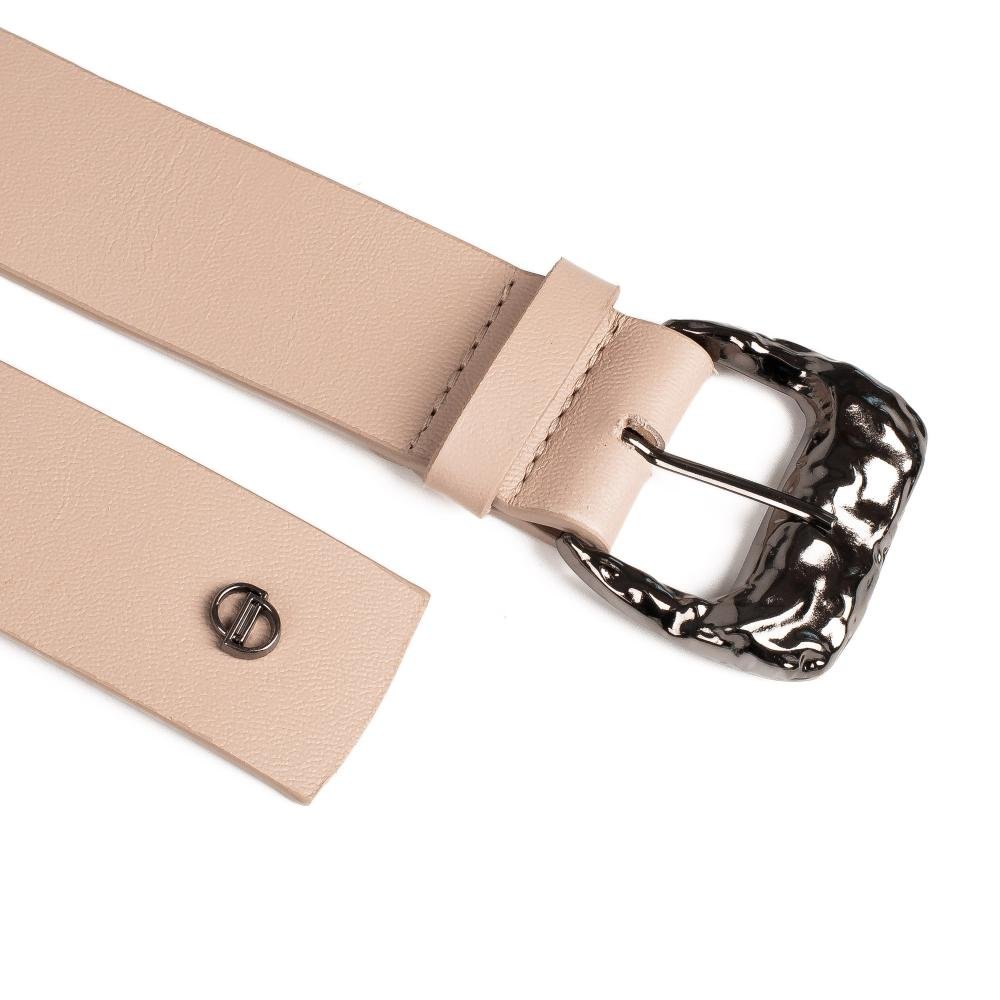 Cinto Dakota Em Couro Feminino CI037 Bege 2