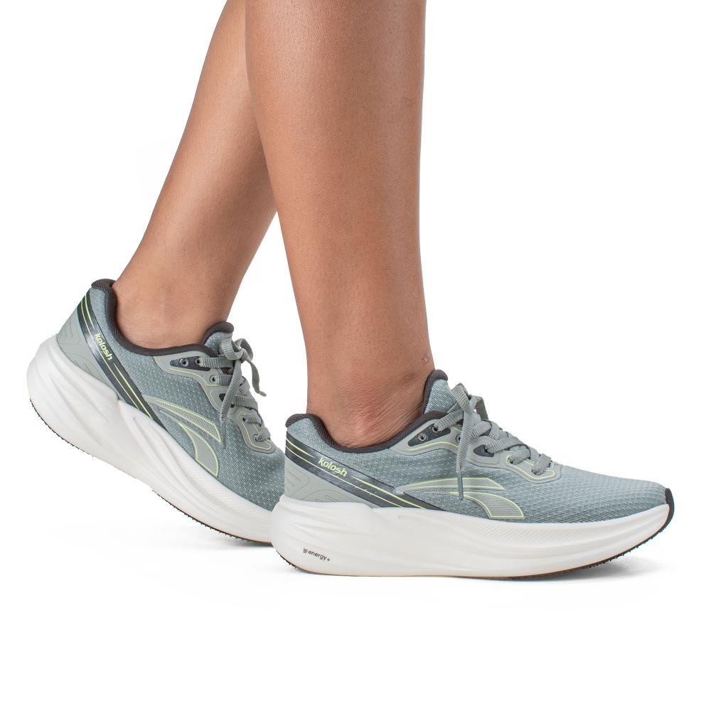 Tênis Kolosh Esportivo Feminino E0722 Cinza 2