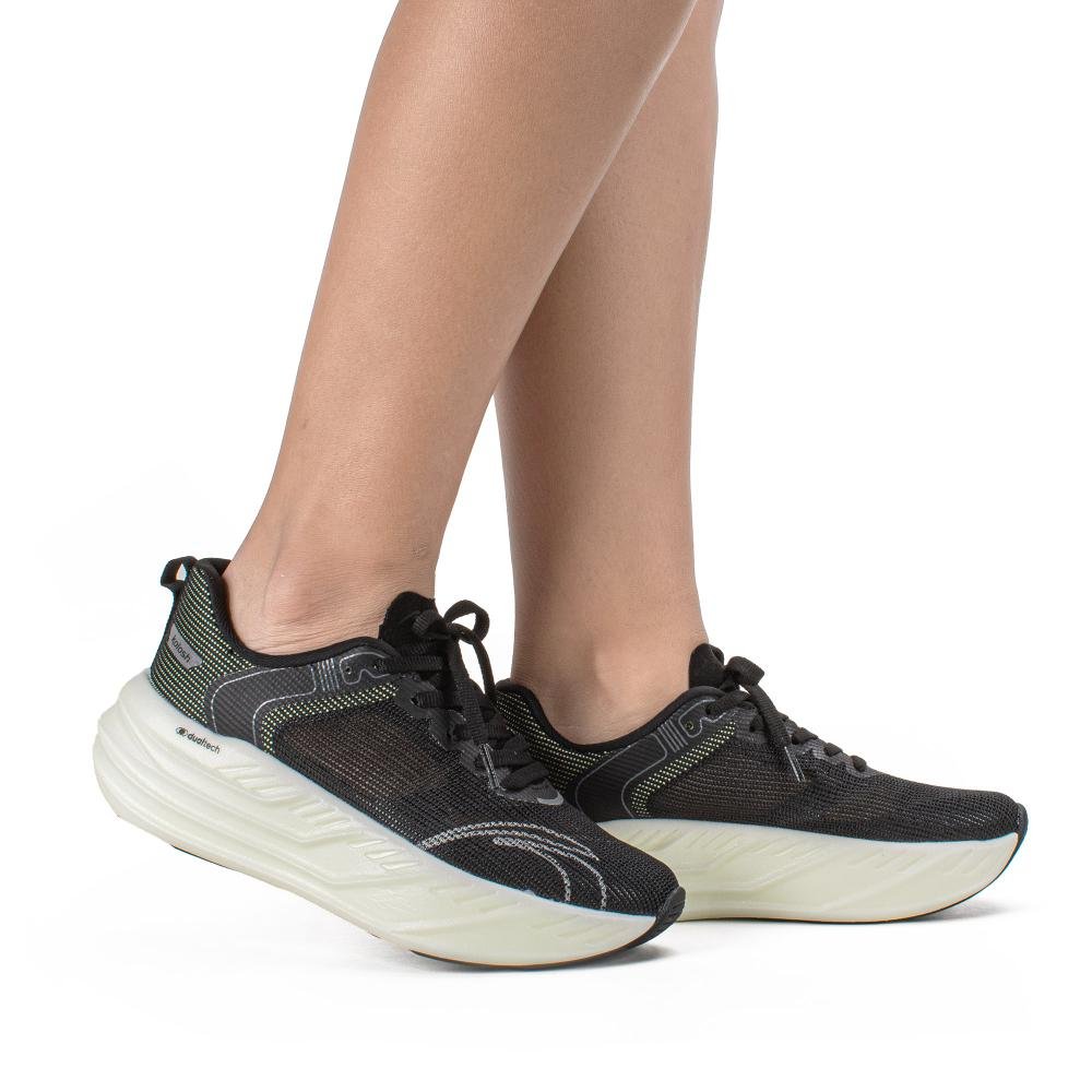 Tênis Kolosh Maxx Esportivo Feminino E0801 Preto 2