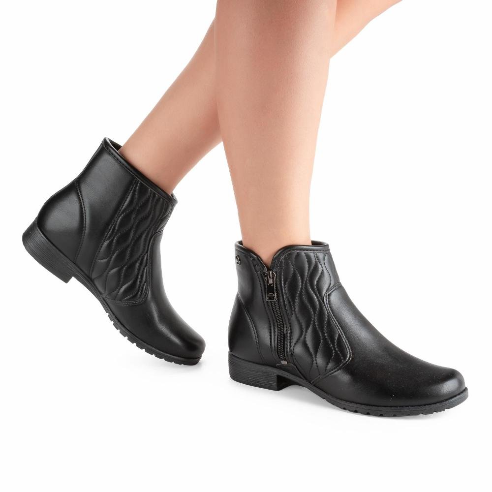 Bota Dakota de Cano Curto Feminina D2184 Preto 2