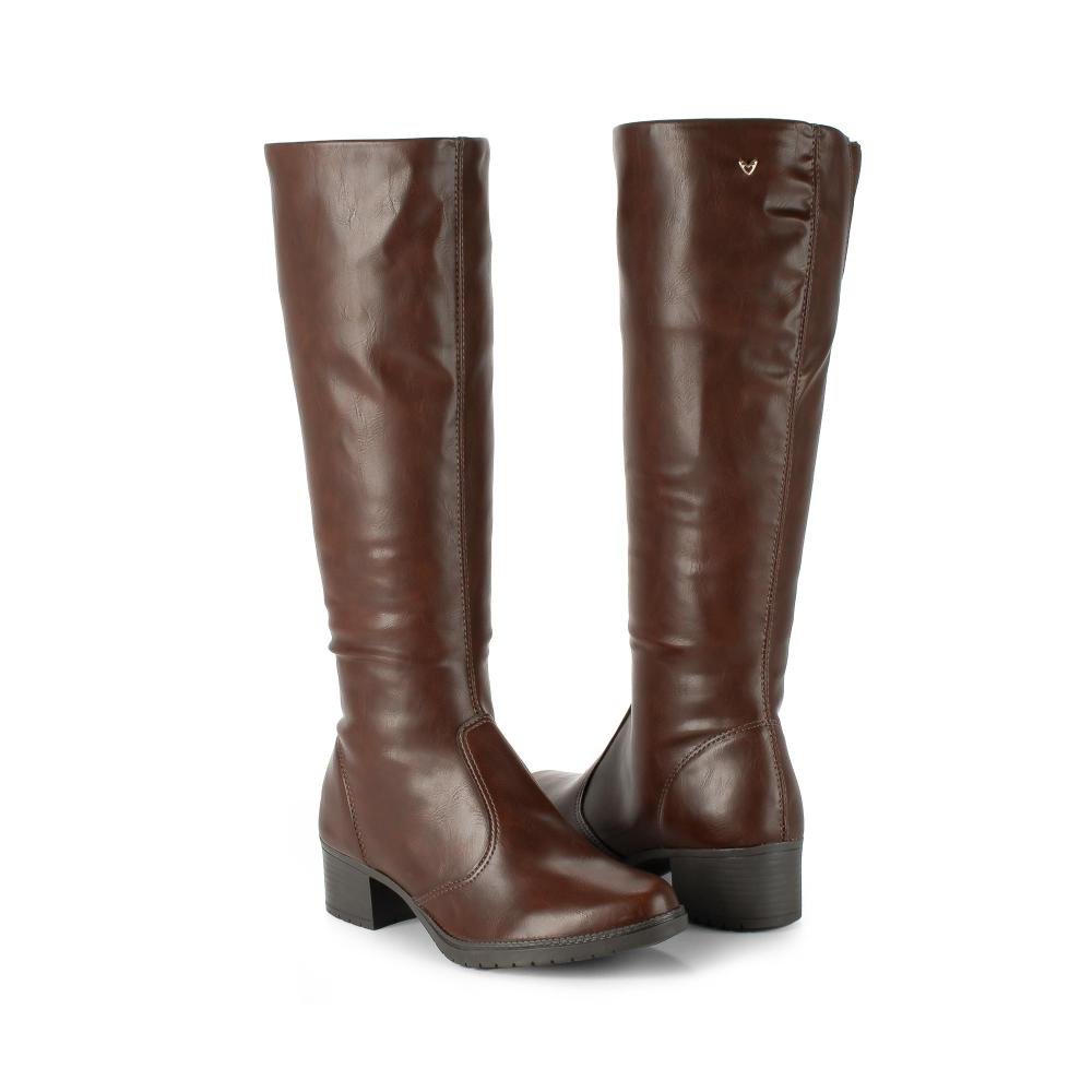 Bota Mississipi de Cano Longo Feminina J0332 Marrom 6