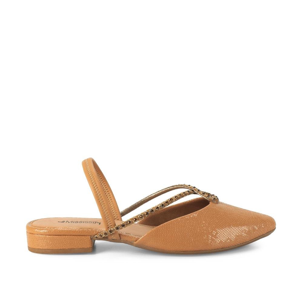 Sapato Mississipi de Salto Baixo Feminino J1551 Marrom 3