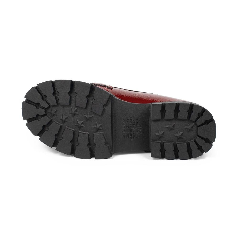 Sapato Mississipi Loafer Feminino J1082 Vermelho 5