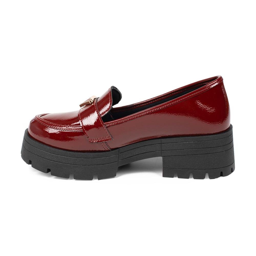 Sapato Mississipi Loafer Feminino J1082 Vermelho 4
