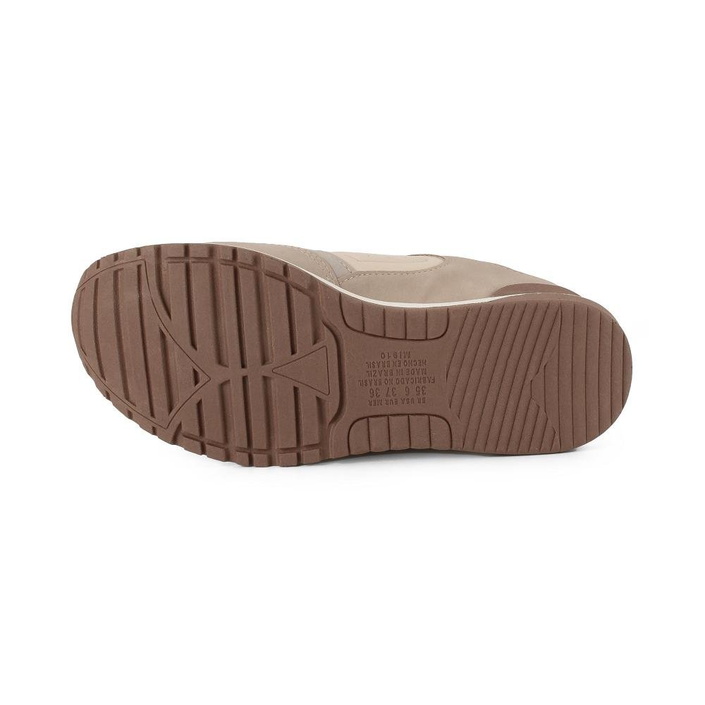 Tênis Mississipi Jogging Feminino J0701 Bege 5