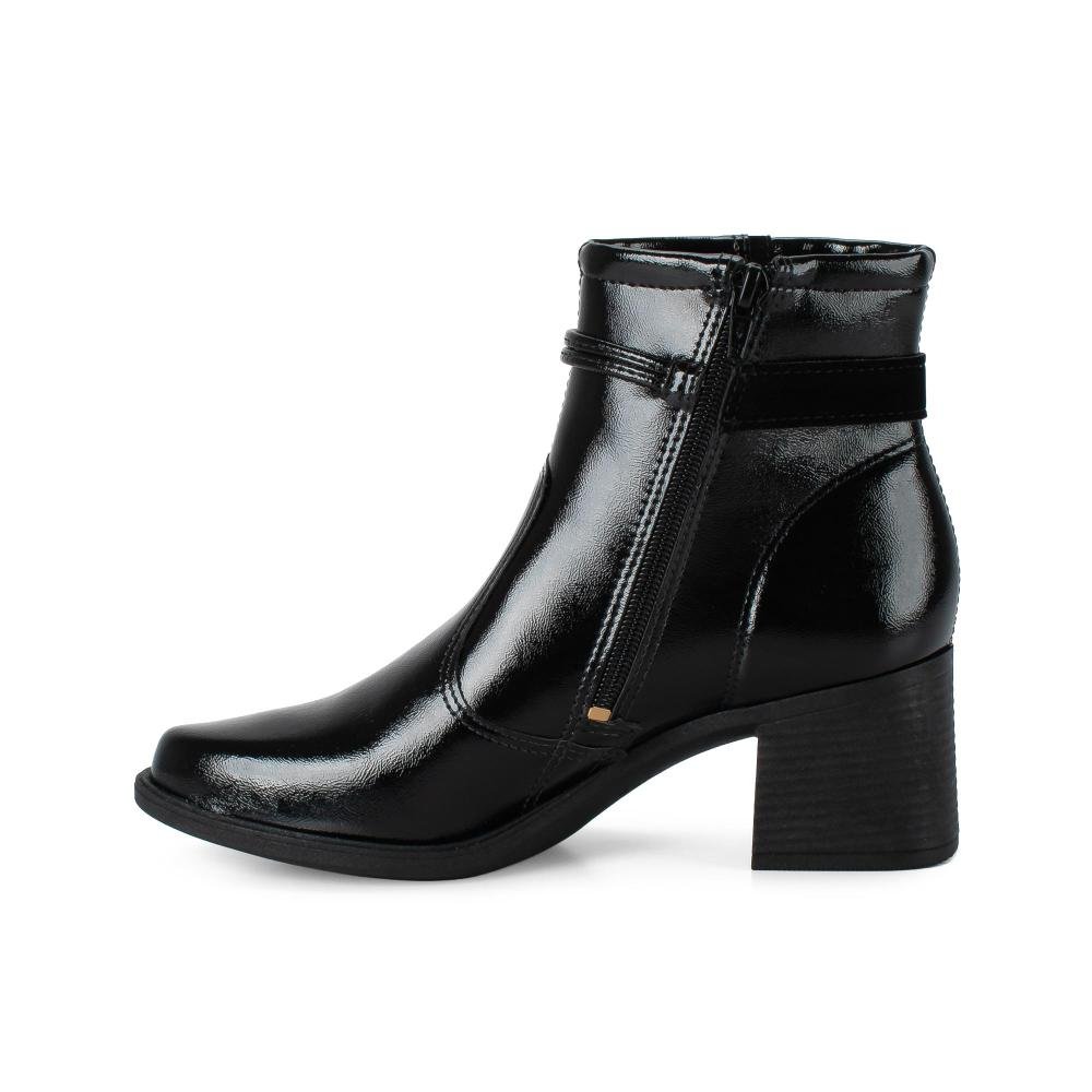 Bota Mississipi de Cano Curto Feminina J0342 Preto 4