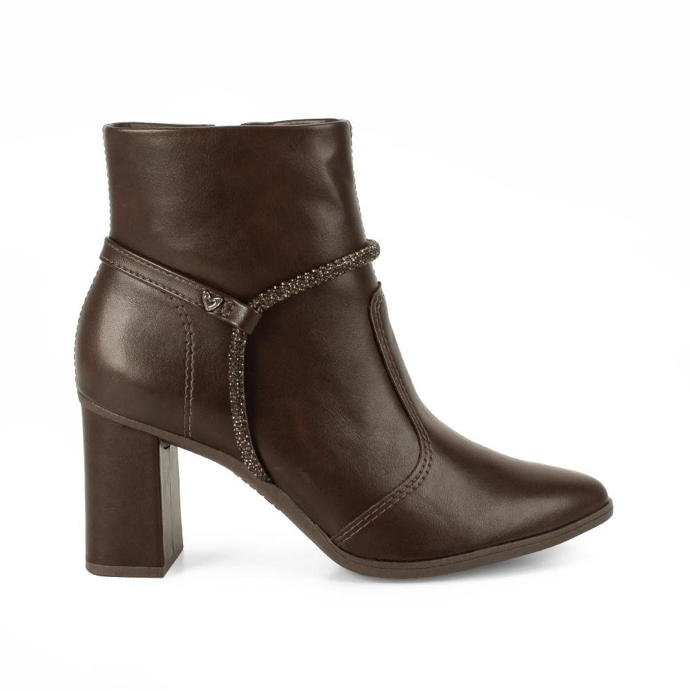 Bota Mississipi de Cano Curto Feminina J0355 Marrom 3