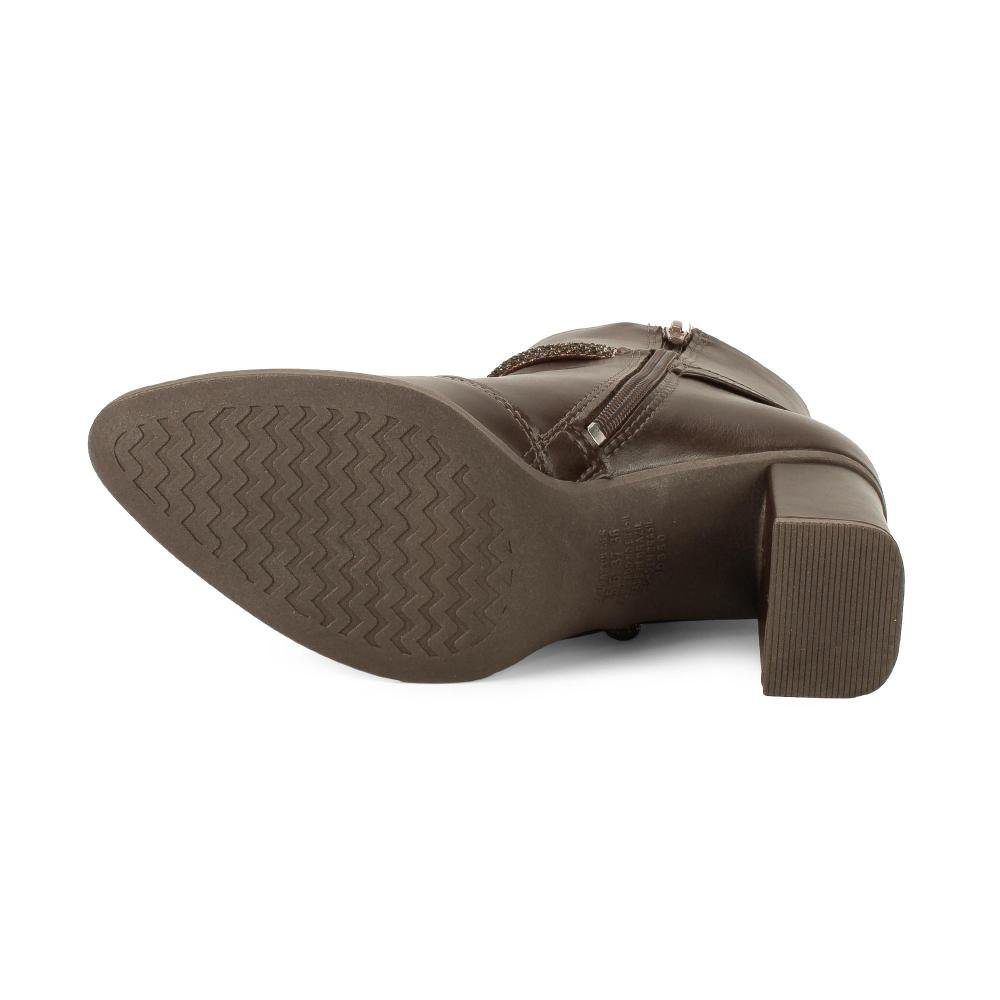 Bota Mississipi de Cano Curto Feminina J0355 Marrom 5