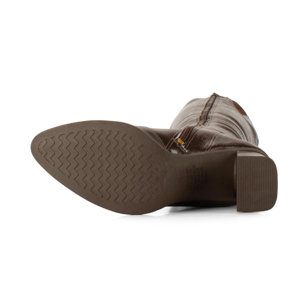 Bota Mississipi de Cano Longo Feminina J0841 Marrom 5