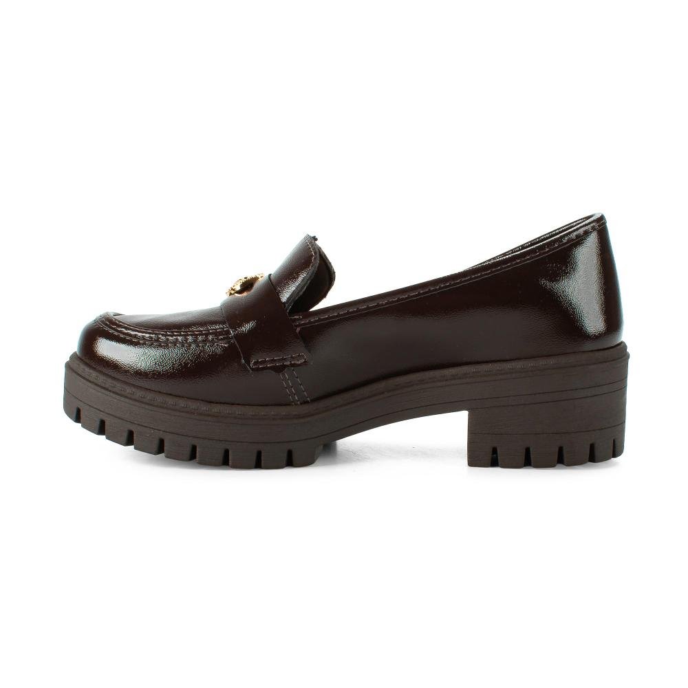 Sapato Mississipi Loafer Feminino J0854 Marrom 4