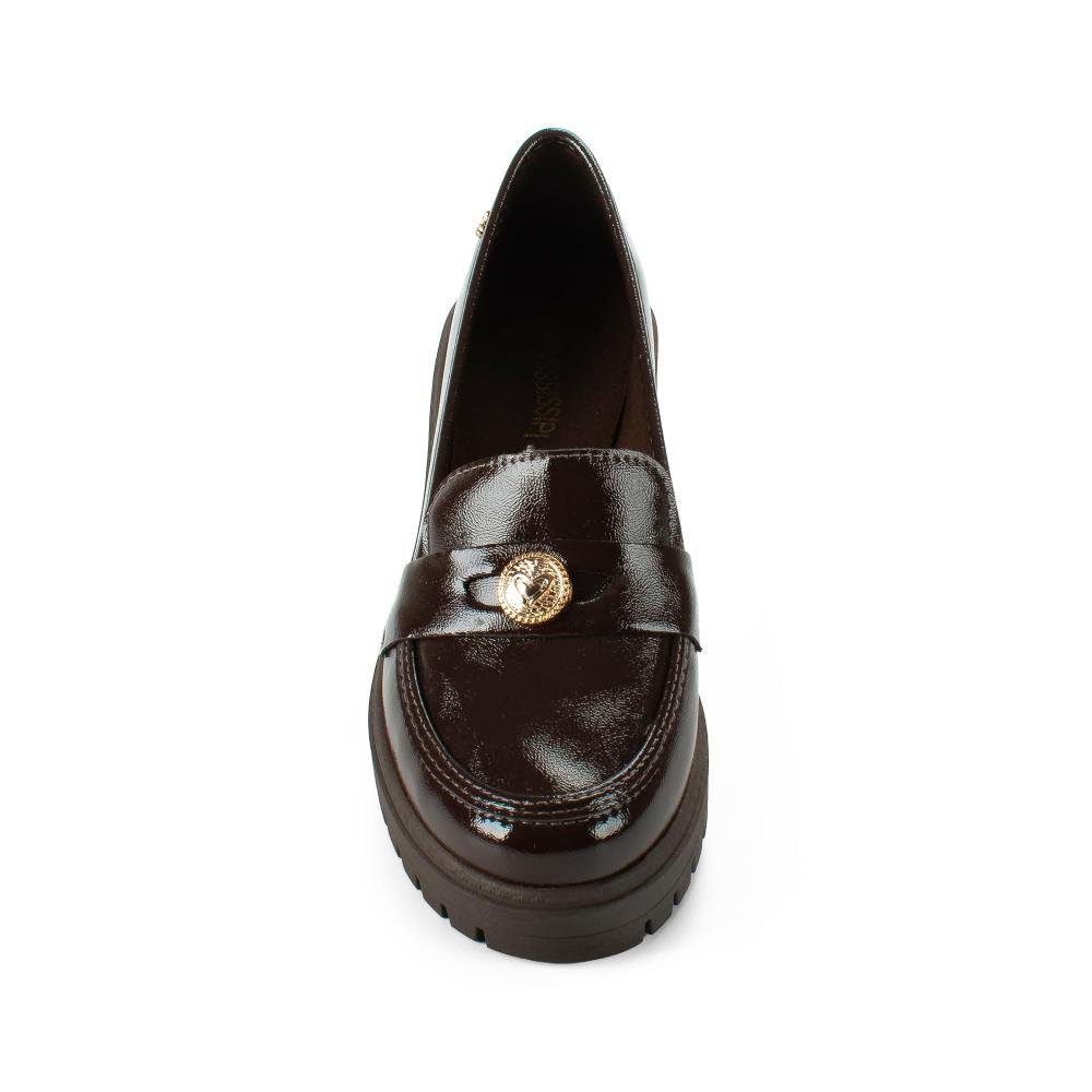 Sapato Mississipi Loafer Feminino J0854 Marrom 6