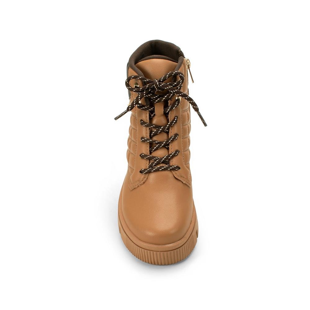 Bota Coturno Kolosh de Cano Curto Feminino C3377 Marrom 6