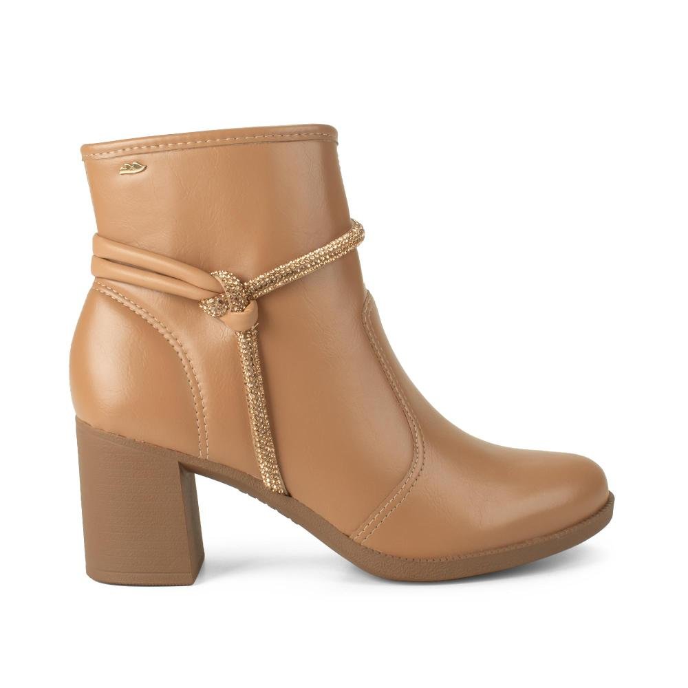Bota Dakota de Cano Curto Feminina D2191 Bege 3