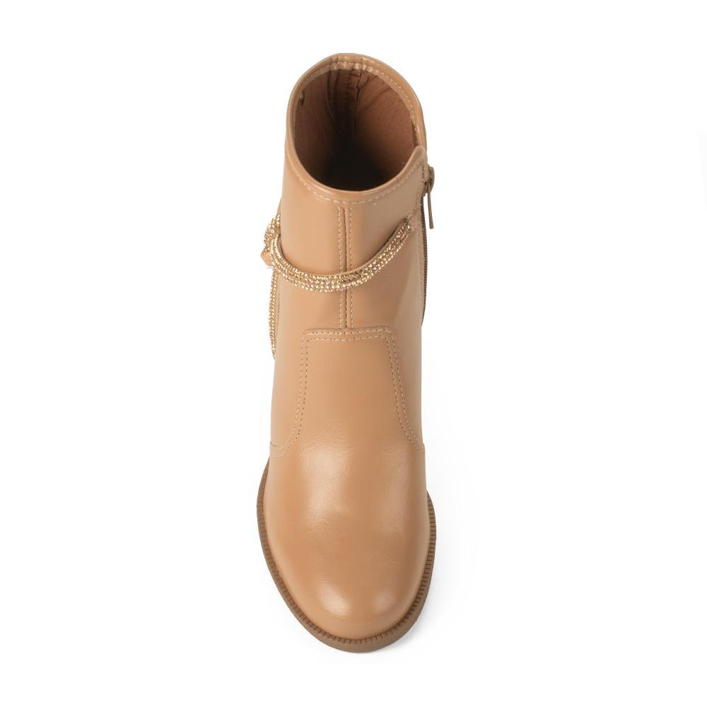 Bota Dakota de Cano Curto Feminina D2191 Bege 6