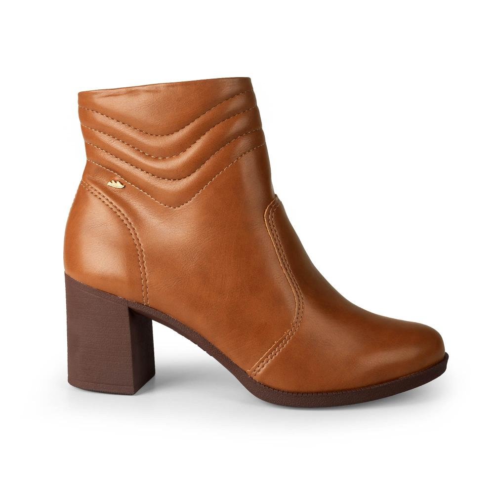 Bota Dakota de Cano Curto Feminina D2721 Caramelo 3