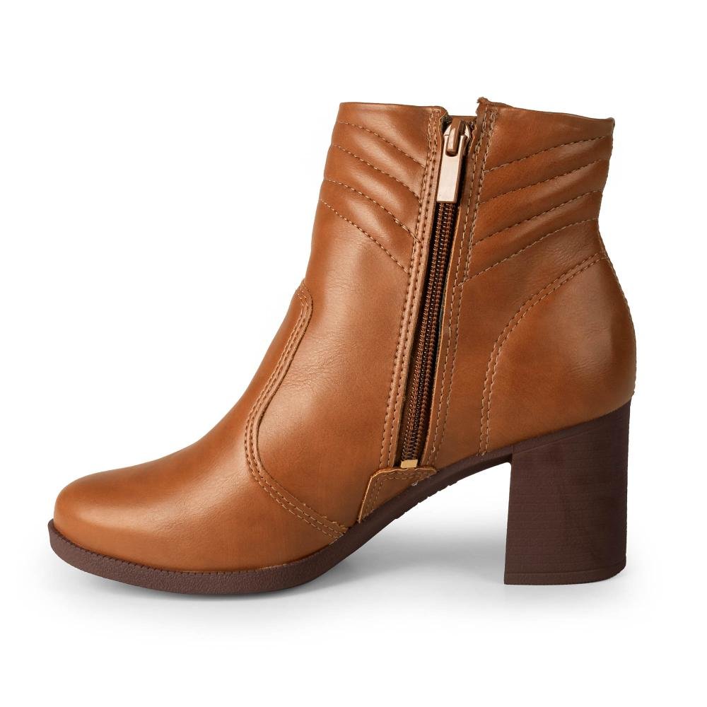 Bota Dakota de Cano Curto Feminina D2721 Caramelo 4