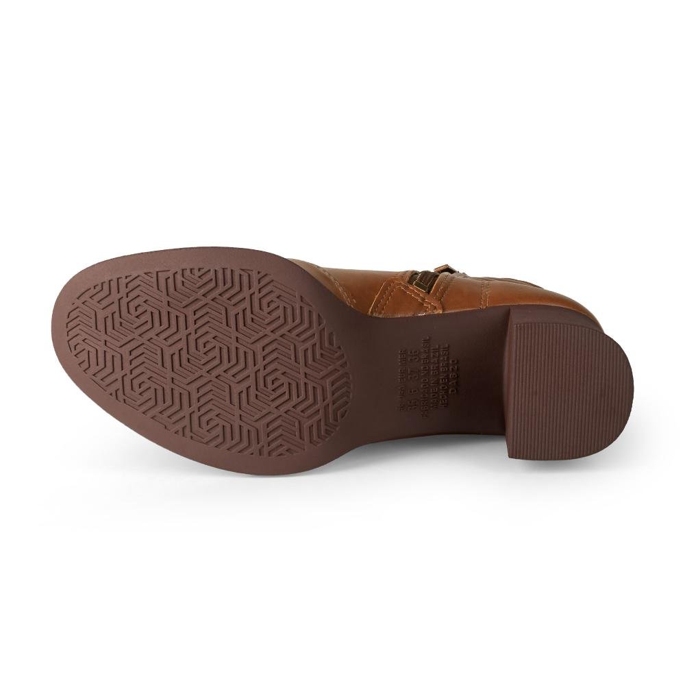 Bota Dakota de Cano Curto Feminina D2721 Caramelo 5
