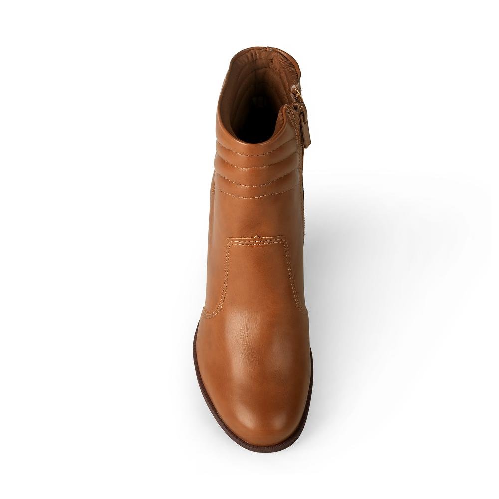 Bota Dakota de Cano Curto Feminina D2721 Caramelo 6