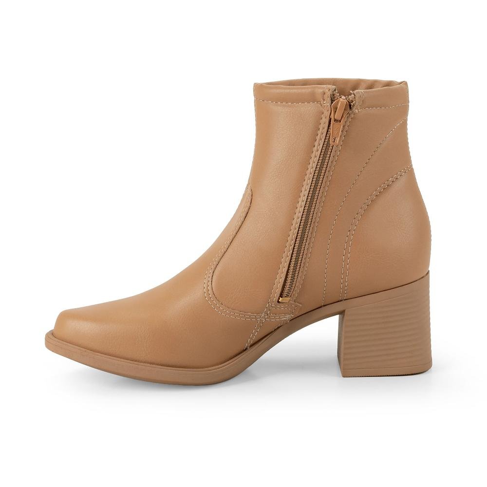 Bota Mississipi de Cano Curto Feminina MC853 Bege 4