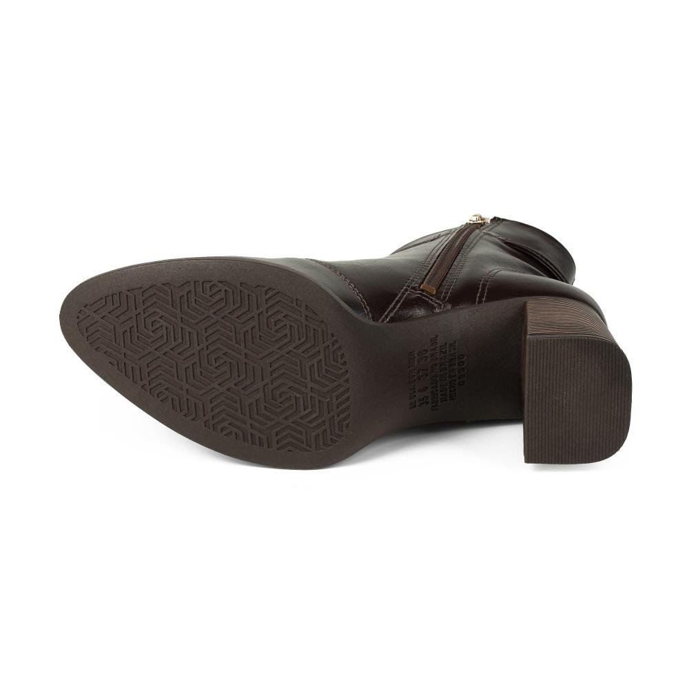 Bota Dakota de Cano Curto Feminina D2162 Café 4