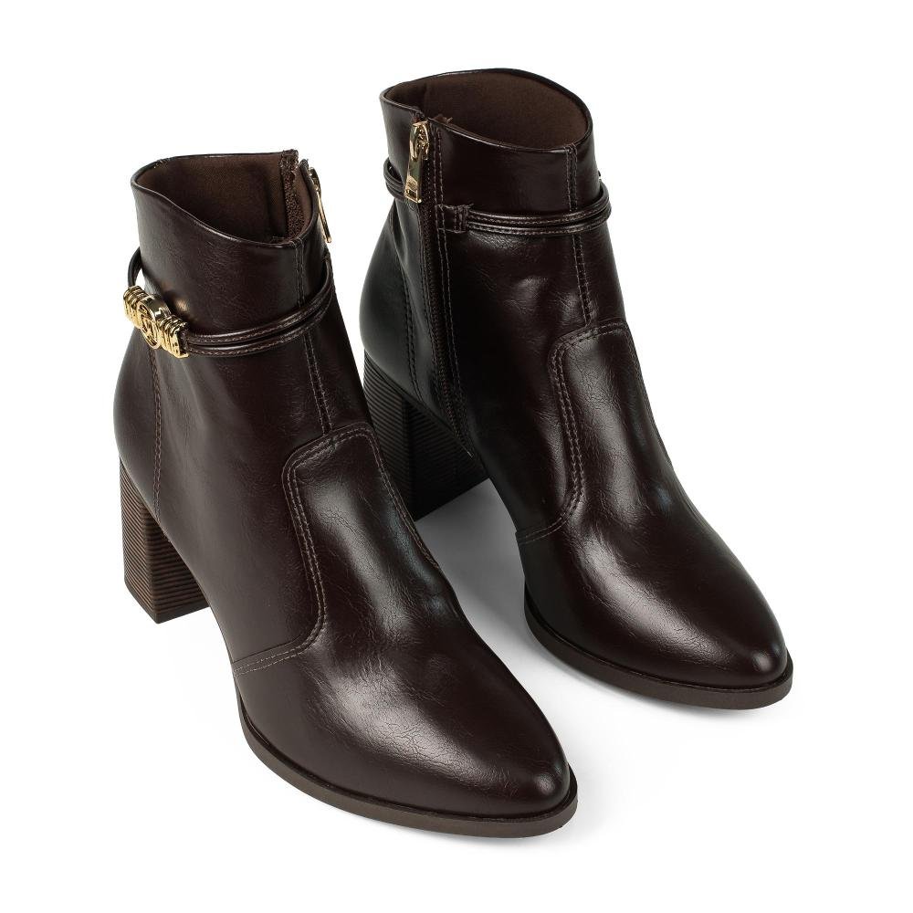 Bota Dakota de Cano Curto Feminina D2162 Café 5