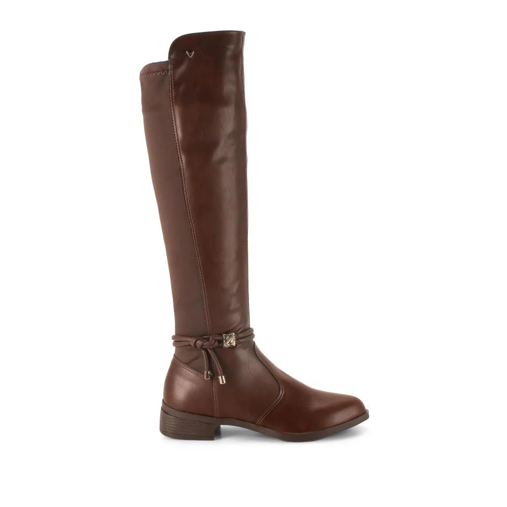 Bota Mississipi de Cano Longo Feminina J1091 Marrom 3