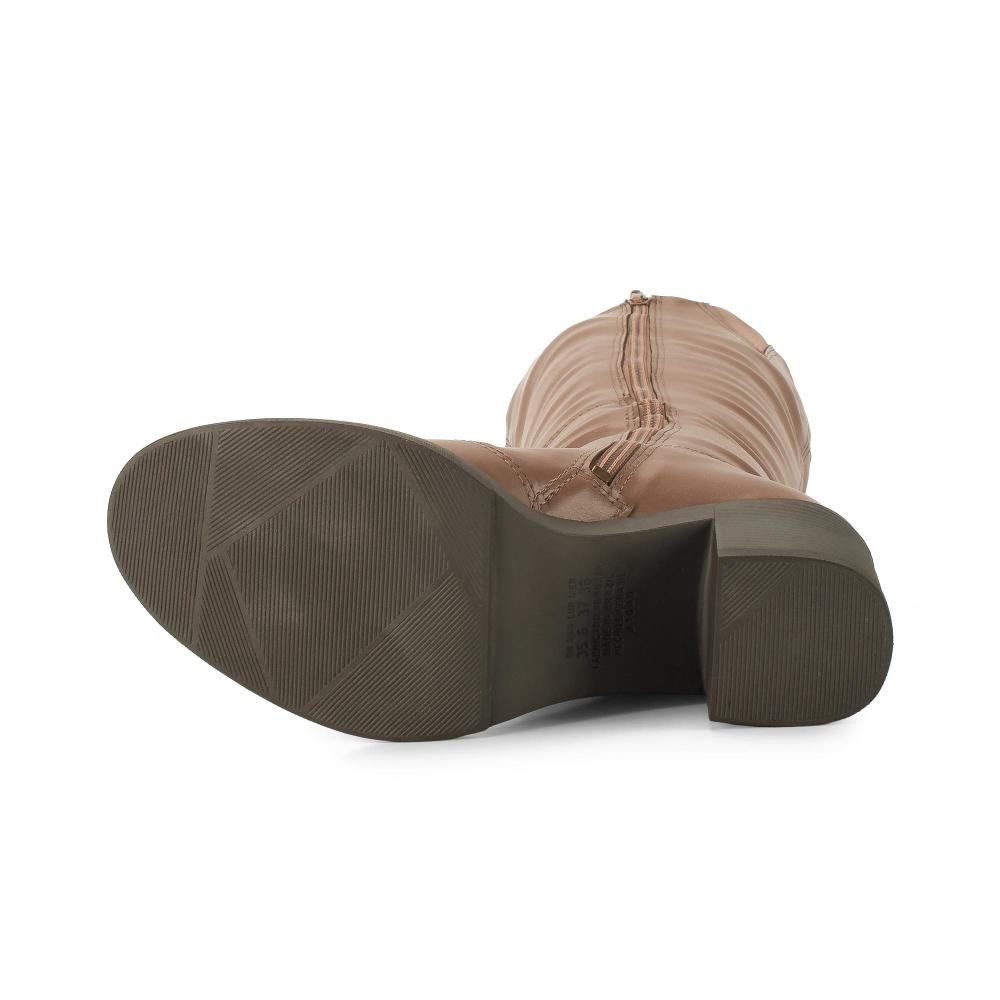 Bota Mississipi de Cano Longo Feminina J1341 Marrom 5