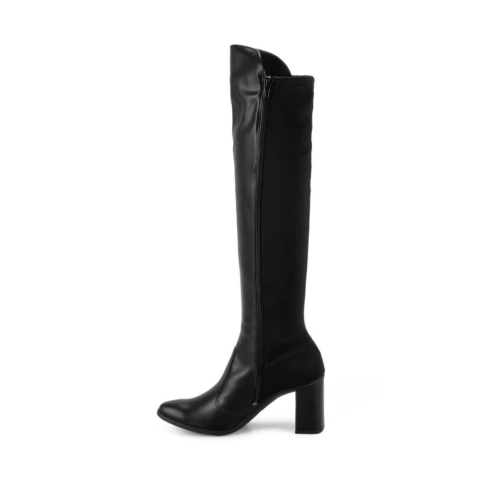 Bota Mississipi de Cano Longo Feminina J0842 Preto 4