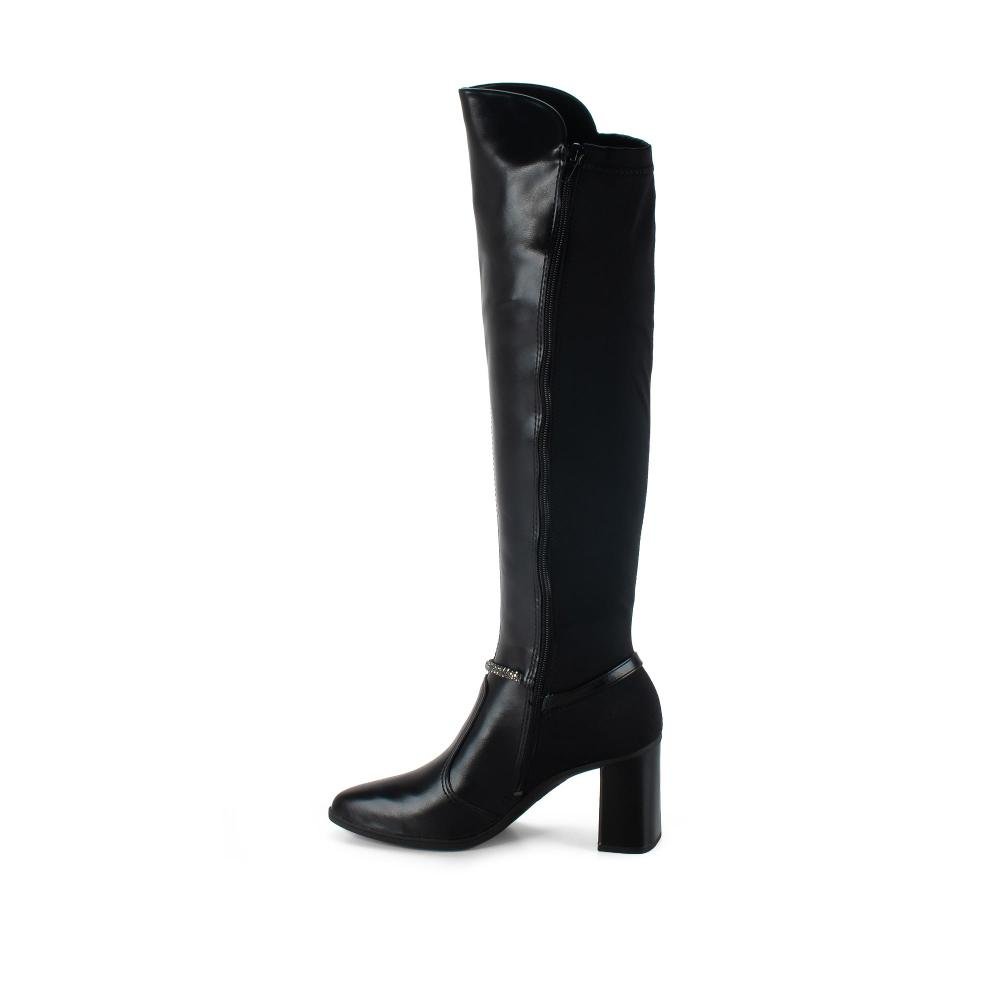 Bota Mississipi de Cano Longo Feminina J0844 Preto 4