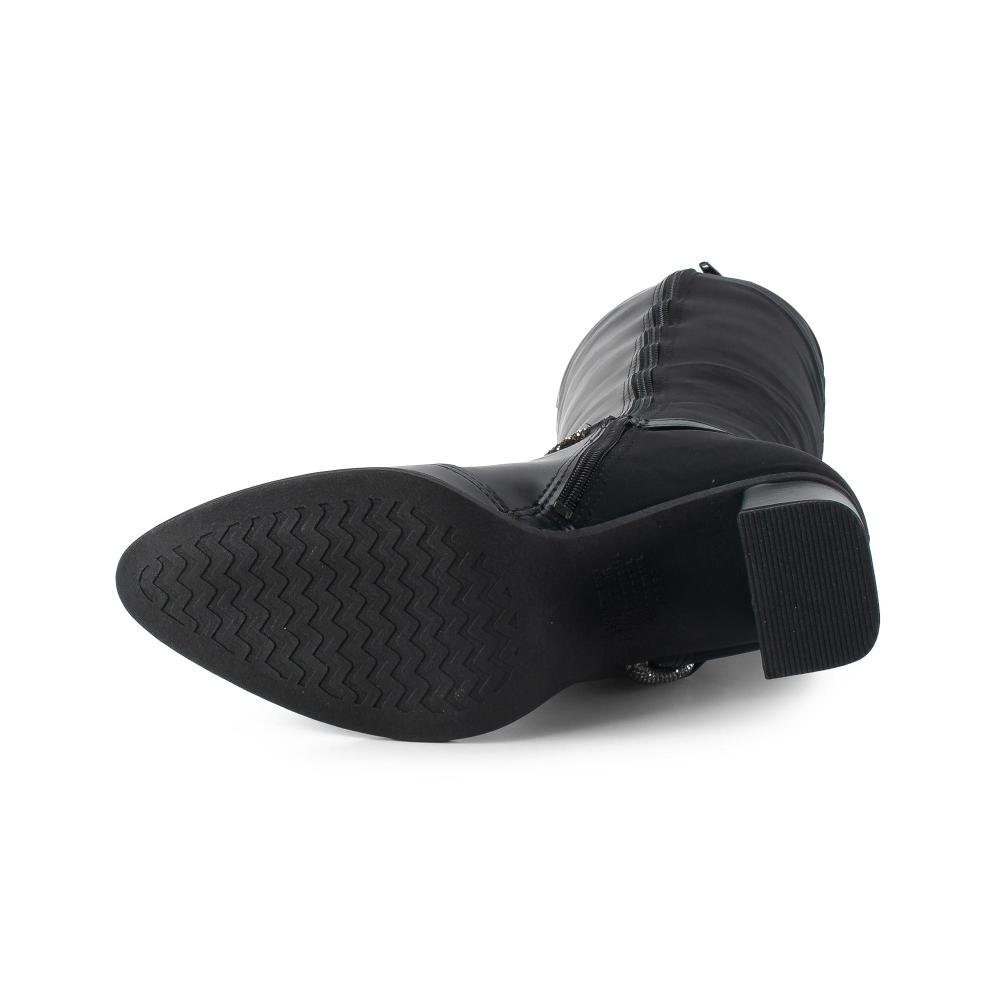 Bota Mississipi de Cano Longo Feminina J0844 Preto 5