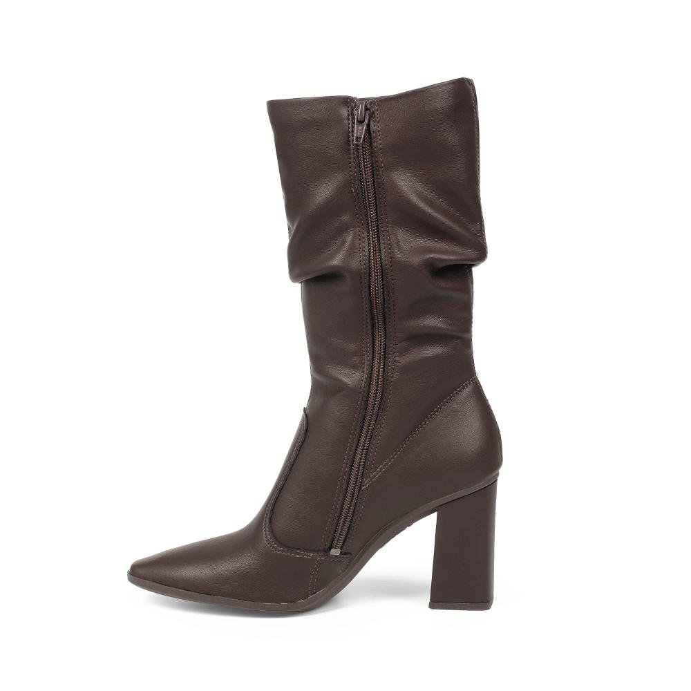 Bota Mississipi de Cano Médio Feminina J1353 Café 4