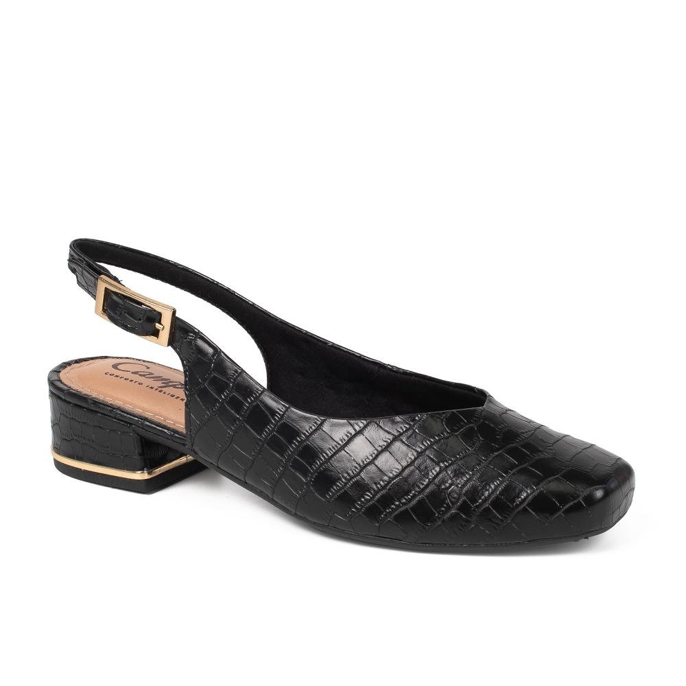 Sapato Campesí de Salto Bloco Feminino CP914