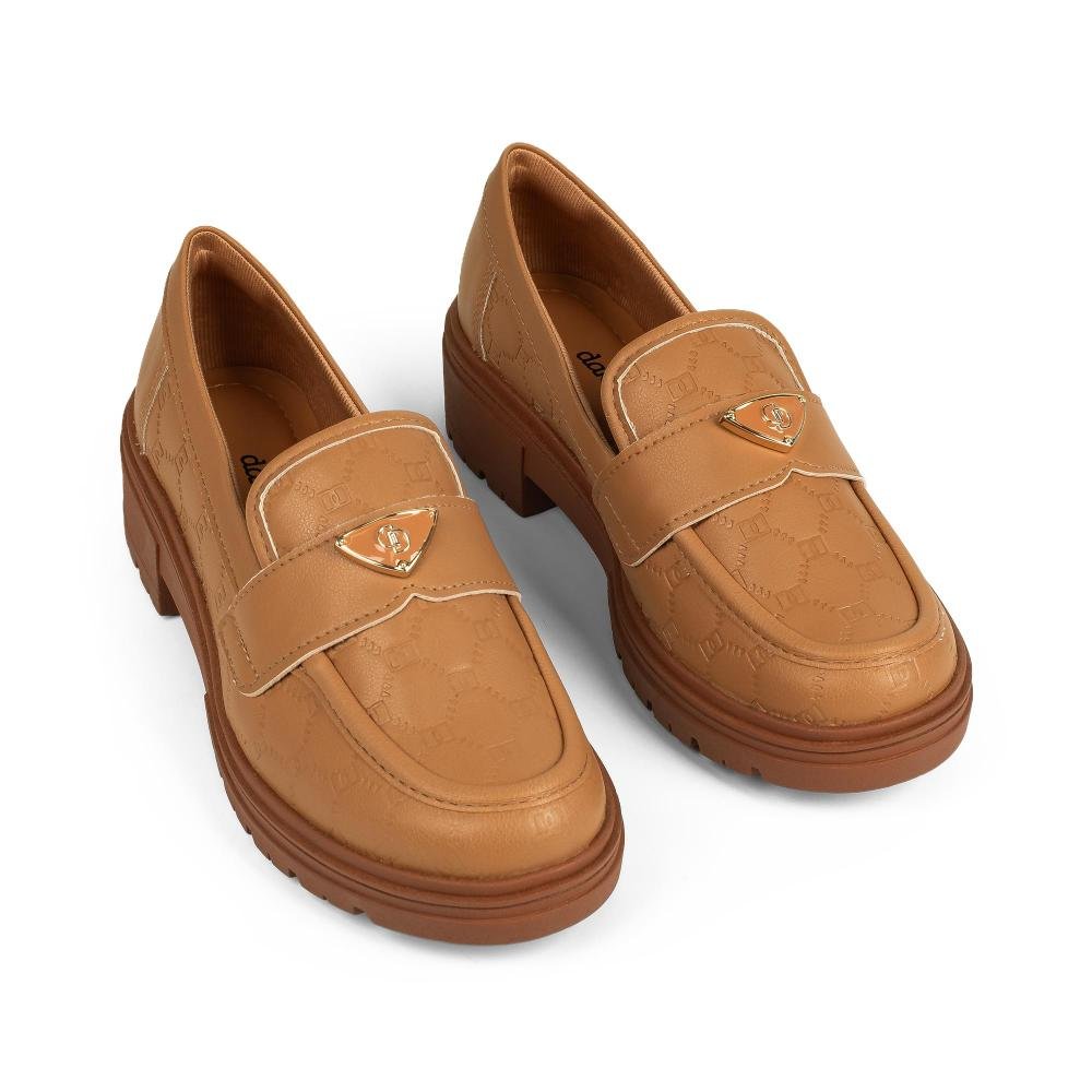 Sapato Dakota Loafer Feminino D2151 Caramelo 6