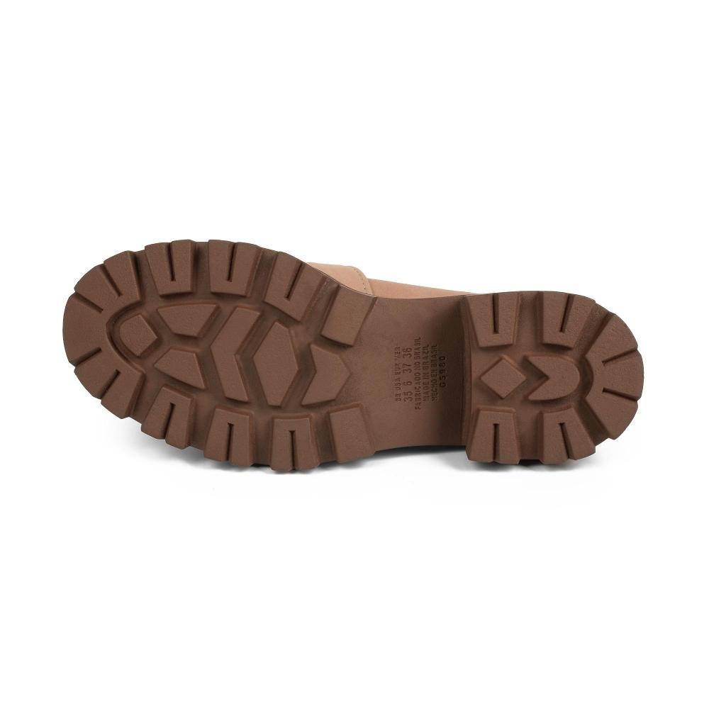 Sapato Dakota Loafer Tratorado Feminino D2631 Marrom Claro 5