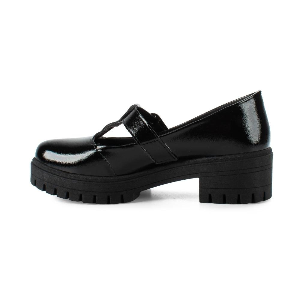 Sapato Mississipi Tratorado Feminino J0853 Preto 4