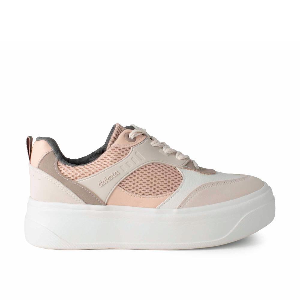 Tênis Dakota Flatform Feminino D2771 Rosa 3