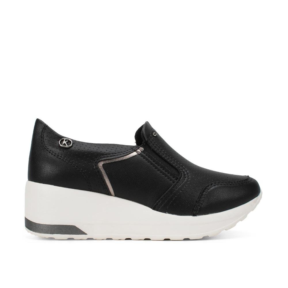 Tênis Kolosh Upper Slip On Feminino C1403B Preto 1