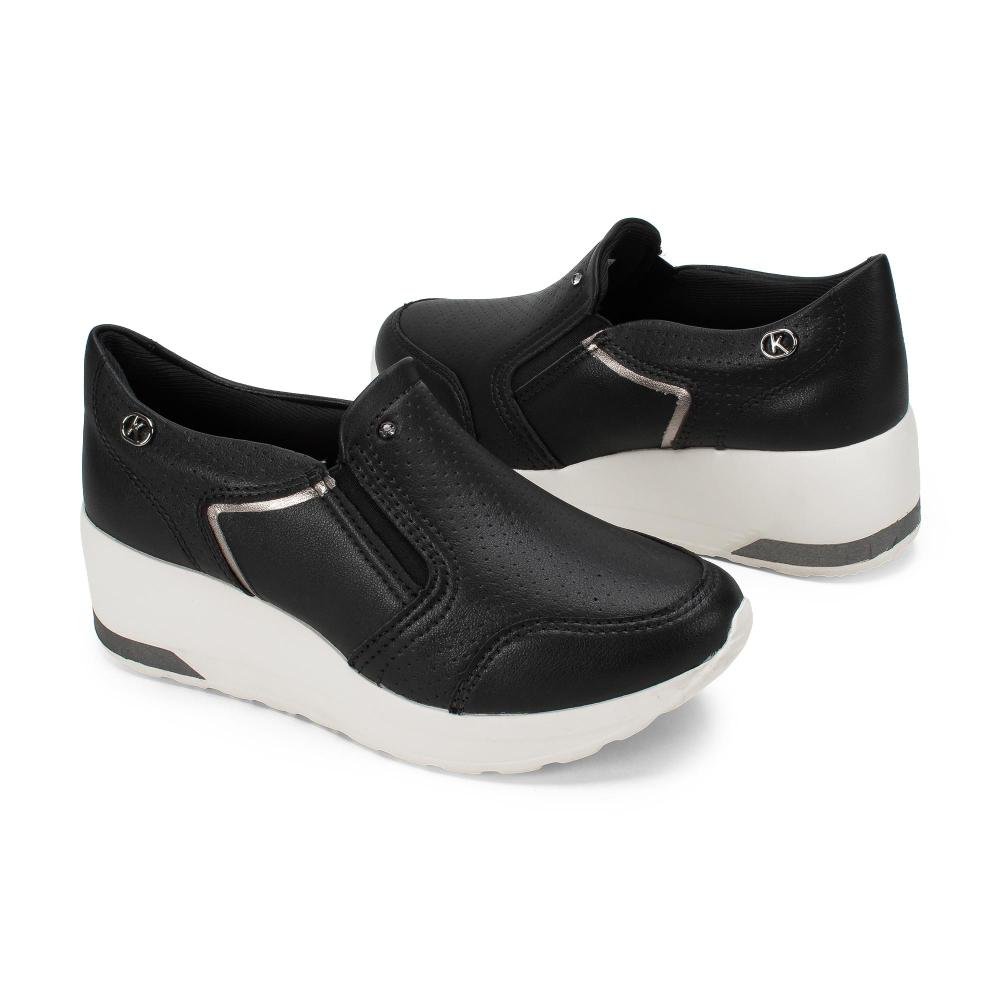 Tênis Kolosh Upper Slip On Feminino C1403B Preto 6
