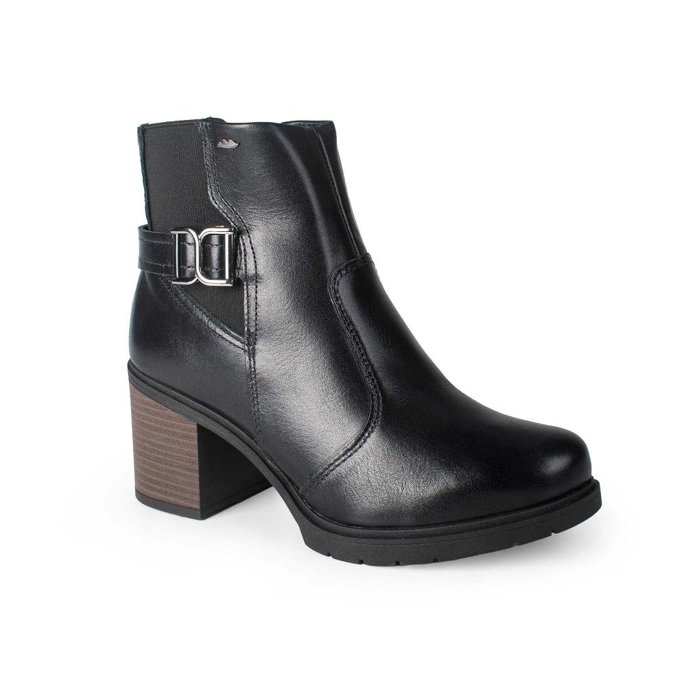Bota Dakota de Cano Curto Em Couro Feminina D2431