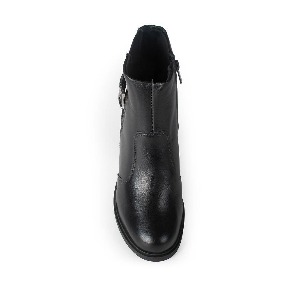Bota Dakota de Cano Curto Em Couro Feminina D2431 Preto 6