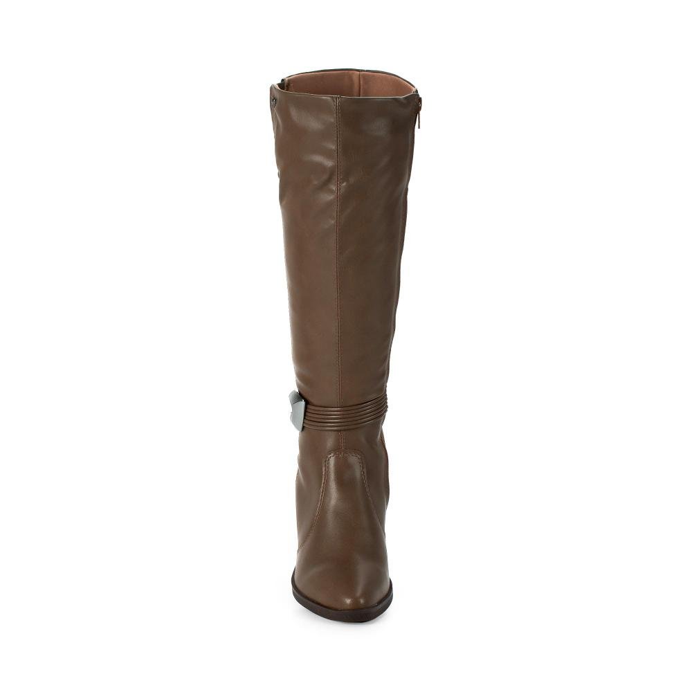 Bota Mississipi de Cano Longo Feminina J1202 Marrom 5