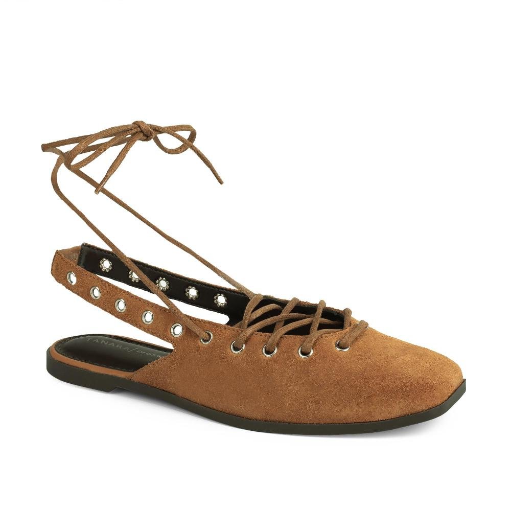 Sapatilha Tanara Em Couro Feminino T9483
