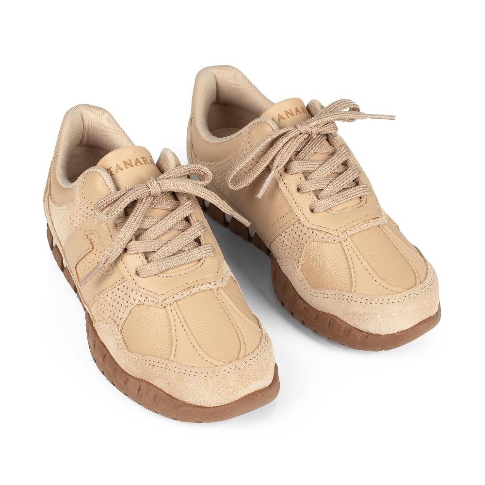 Tênis Tanara Jogging Feminino T9461 Bege 6