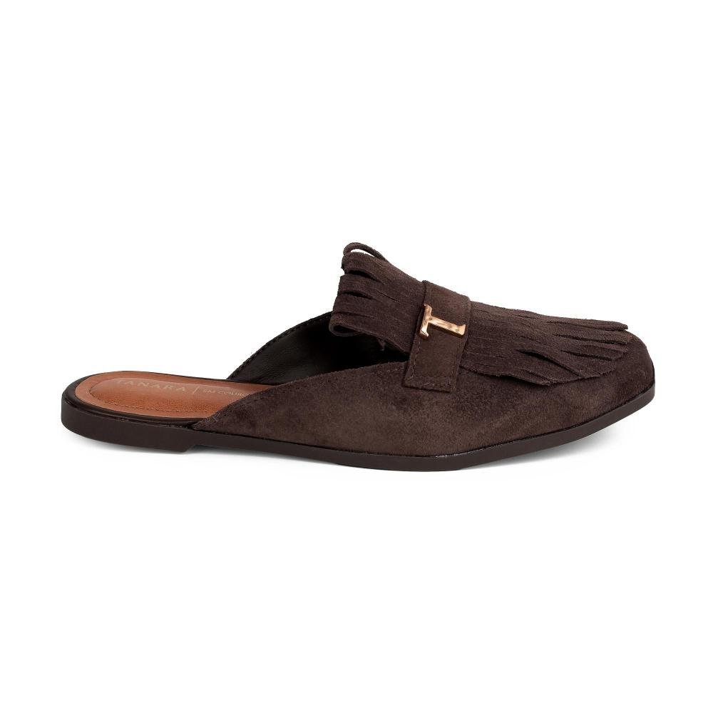 Mule Tanara Em Couro Feminino T9481 Marrom 3