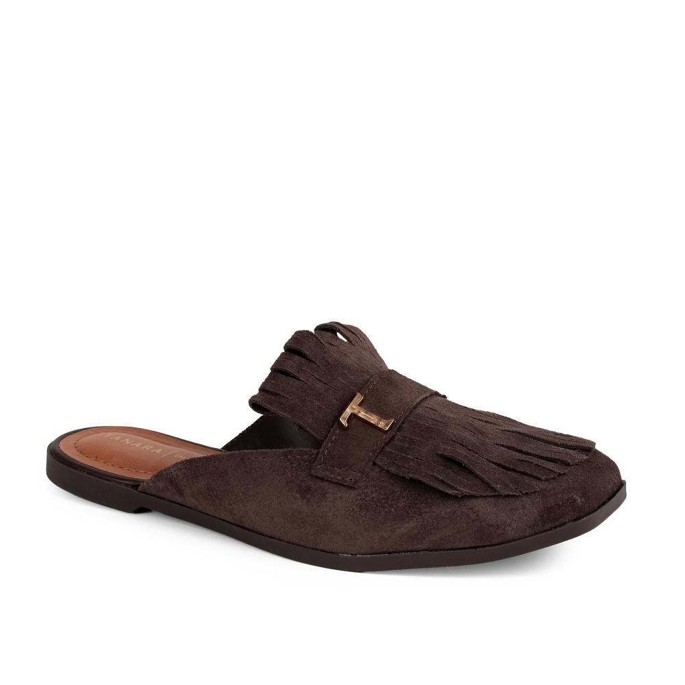 Mule Tanara Em Couro Feminino T9481
