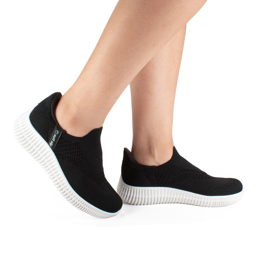 Tênis Campesí Slip On Feminino CE301 Preto 3