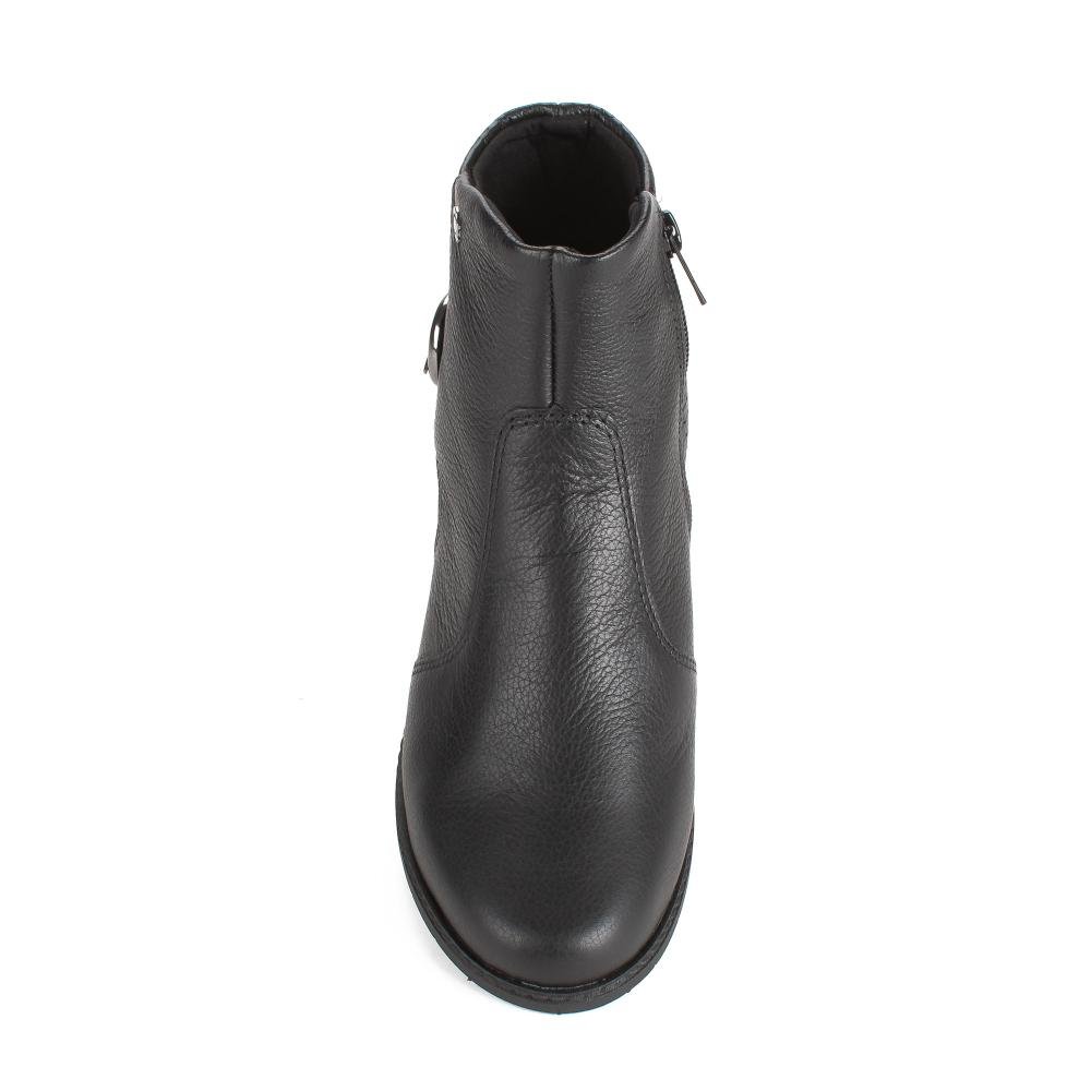 Bota Campesí Em Couro de Cano Curto Feminina CE573 Preto 6