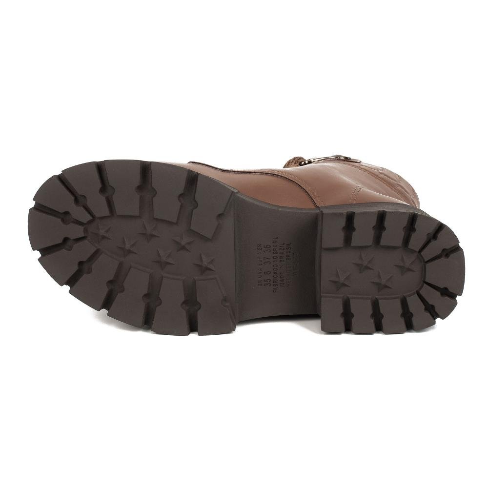 Bota Coturno Mississipi Feminina J0811 Marrom 5