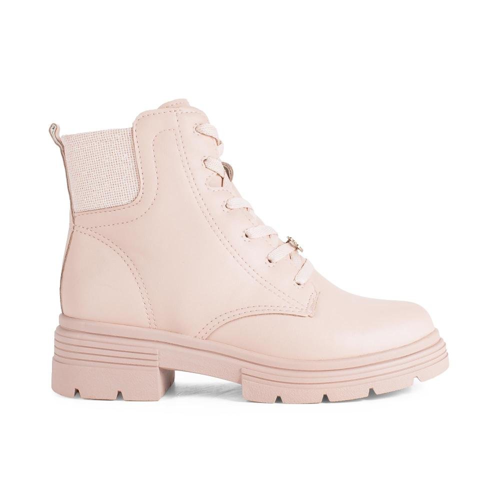 Bota Coturno Pink Cats Infantil V6081 Rosa 2