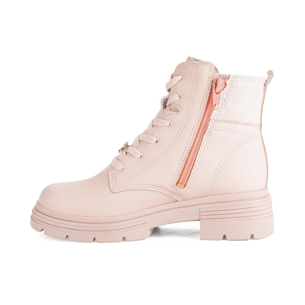 Bota Coturno Pink Cats Infantil V6081 Rosa 3